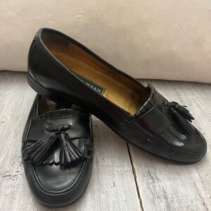 Cole Haan Classic Black Tassel Loafers